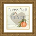 thumbnail image 1 of Robinson, Carol 15x15 Gold Ornate Wood Framed with Double Matting Museum Art Print Titled - Peach Tree Bird I, 1 of 4