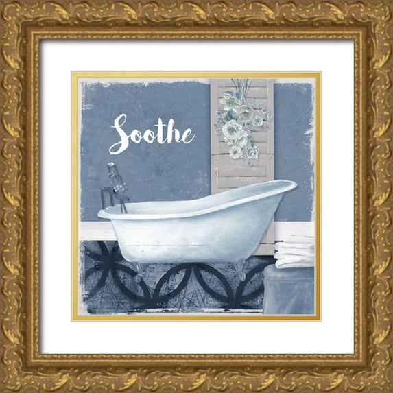 Robinson, Carol 15x15 Gold Ornate Wood Framed with Double Matting Museum Art Print Titled - Soothe