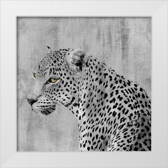 Robinson, Carol 15x15 White Modern Wood Framed Museum Art Print Titled - Cat Pause