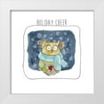 thumbnail image 1 of Robinson, Carol 15x15 White Modern Wood Framed Museum Art Print Titled - Christmas Owl, 1 of 4