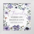 thumbnail image 1 of Robinson, Carol 15x15 White Modern Wood Framed Museum Art Print Titled - Lavender Family, 1 of 4