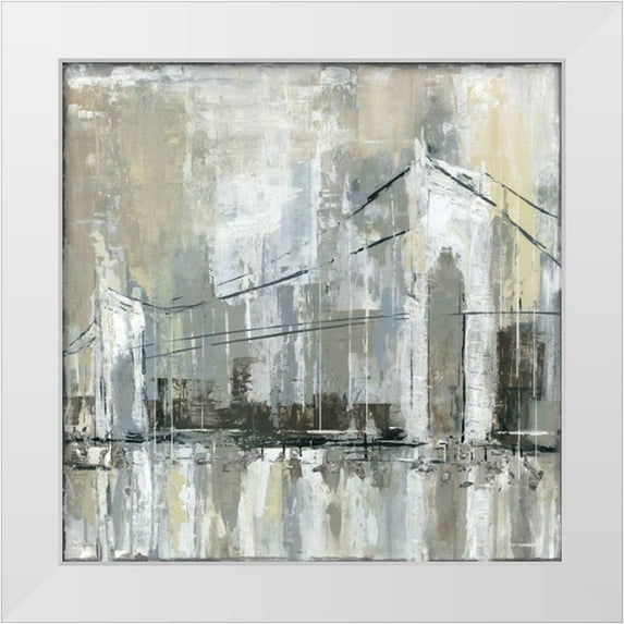 Robinson, Carol 15x15 White Modern Wood Framed Museum Art Print Titled - Midtown Bridge I