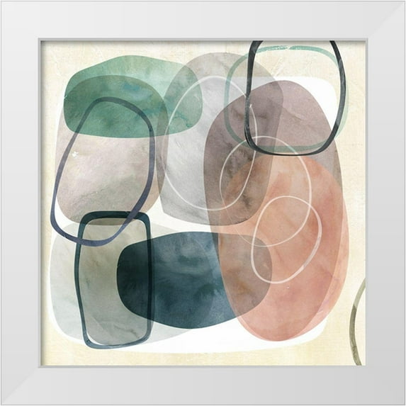 Robinson, Carol 15x15 White Modern Wood Framed Museum Art Print Titled - Oblique II