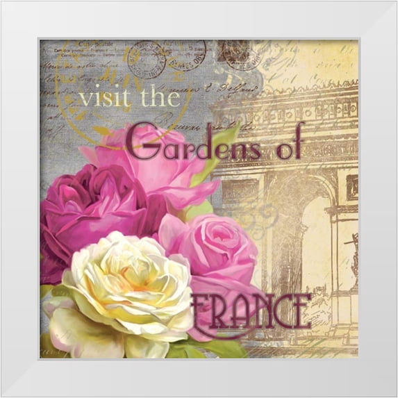 Robinson, Carol 15x15 White Modern Wood Framed Museum Art Print Titled - Paris in the Spring II