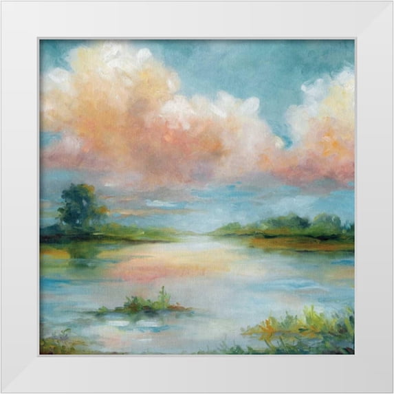 Robinson, Carol 15x15 White Modern Wood Framed Museum Art Print Titled - Quiet Spring