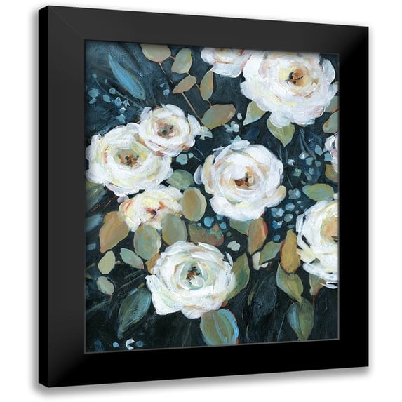 Robinson, Carol 15x18 Black Modern Framed Museum Art Print Titled - Moonlit Garden II