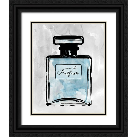 Robinson, Carol 15x18 Black Ornate Wood Framed with Double Matting Museum Art Print Titled - Blue Wash Perfume