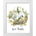 thumbnail image 1 of Robinson, Carol 15x18 White Modern Wood Framed Museum Art Print Titled - Give Thanks, 1 of 4