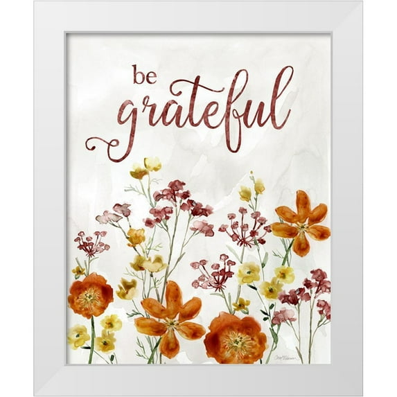 Robinson, Carol 15x18 White Modern Wood Framed Museum Art Print Titled - Grateful Catalina Bouquet