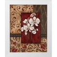 thumbnail image 1 of Robinson, Carol 15x18 White Modern Wood Framed Museum Art Print Titled - Stylized Orchid II, 1 of 4