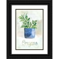thumbnail image 1 of Robinson, Carol 17x24 Black Ornate Wood Framed with Double Matting Museum Art Print Titled - Potted Oregano, 1 of 4