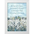 thumbnail image 1 of Robinson, Carol 17x24 White Modern Wood Framed Museum Art Print Titled - Be Strong Flower Field, 1 of 4