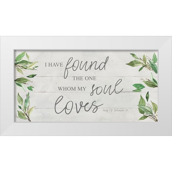 Robinson, Carol 18x11 White Modern Wood Framed Museum Art Print Titled - Soul Loves