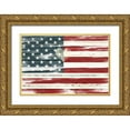 thumbnail image 1 of Robinson, Carol 18x13 Gold Ornate Wood Framed with Double Matting Museum Art Print Titled - Heart of America, 1 of 4