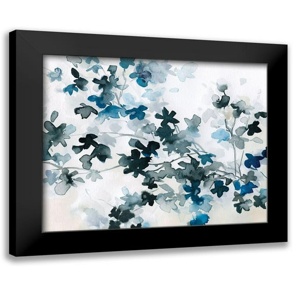Robinson, Carol 18x15 Black Modern Framed Museum Art Print Titled - Blue Cherry