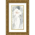 thumbnail image 1 of Robinson, Carol 18x32 Gold Ornate Wood Framed with Double Matting Museum Art Print Titled - Silver Blush I, 1 of 4