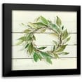 thumbnail image 1 of Robinson, Carol 20x20 Black Modern Framed Museum Art Print Titled - Bay Leaf Wreath, 1 of 5