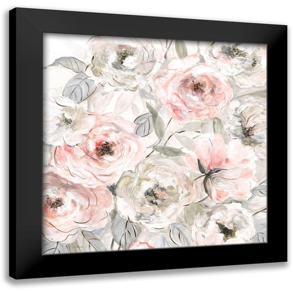 Robinson, Carol 20x20 Black Modern Framed Museum Art Print Titled - Blushing Fancy