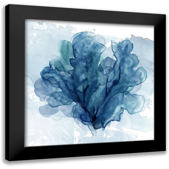 Robinson, Carol 20x20 Black Modern Framed Museum Art Print Titled - Coastal Coral II