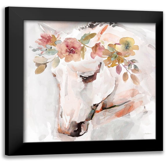 Robinson, Carol 20x20 Black Modern Framed Museum Art Print Titled - Darling Miss Maisy