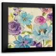 thumbnail image 1 of Robinson, Carol 20x20 Black Modern Framed Museum Art Print Titled - Flower Medley II, 1 of 5