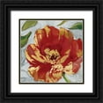 thumbnail image 1 of Robinson, Carol 20x20 Black Ornate Wood Framed with Double Matting Museum Art Print Titled - Crimson Crush II, 1 of 4
