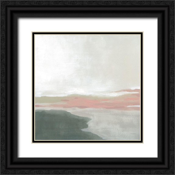 Robinson, Carol 20x20 Black Ornate Wood Framed with Double Matting Museum Art Print Titled - Still Lake