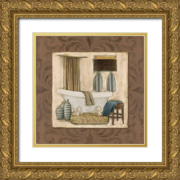 Robinson, Carol 20x20 Gold Ornate Wood Framed with Double Matting Museum Art Print Titled - Do Not Disturb I