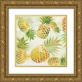 thumbnail image 1 of Robinson, Carol 20x20 Gold Ornate Wood Framed with Double Matting Museum Art Print Titled - Pineapple Dance I, 1 of 4