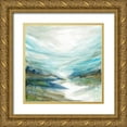 thumbnail image 1 of Robinson, Carol 20x20 Gold Ornate Wood Framed with Double Matting Museum Art Print Titled - Soft RIVer, 1 of 4
