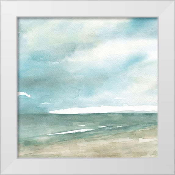 Robinson, Carol 20x20 White Modern Wood Framed Museum Art Print Titled - Tranquil Seas