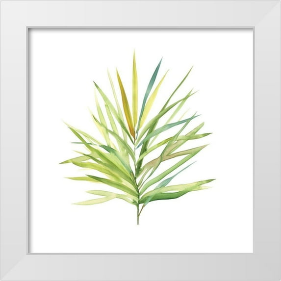 Robinson, Carol 20x20 White Modern Wood Framed Museum Art Print Titled - Tropical Botanical I