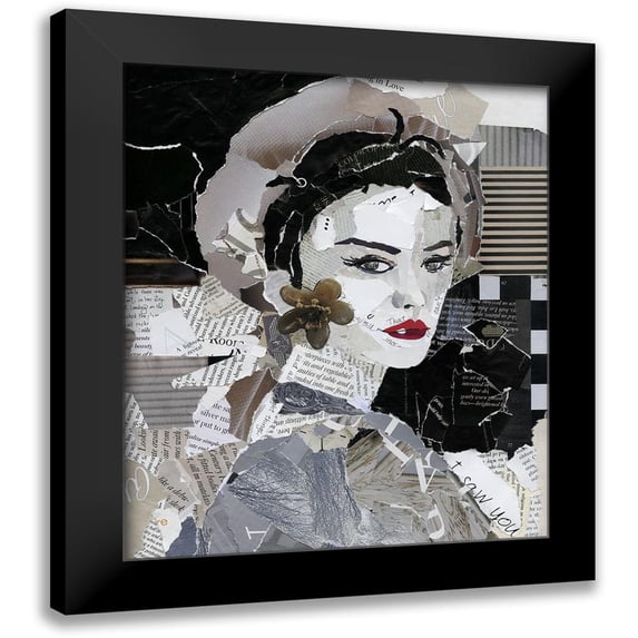 Robinson, Carol 20x23 Black Modern Framed Museum Art Print Titled - Runway Pause