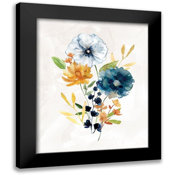Robinson, Carol 20x24 Black Modern Framed Museum Art Print Titled - Summer Sprig III