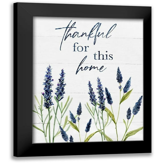 Robinson, Carol 20x24 Black Modern Framed Museum Art Print Titled - Thankful for This Home