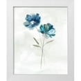 thumbnail image 1 of Robinson, Carol 20x24 White Modern Wood Framed Museum Art Print Titled - Blue Botanical II, 1 of 4