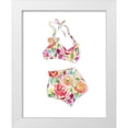 thumbnail image 1 of Robinson, Carol 20x24 White Modern Wood Framed Museum Art Print Titled - Tropical Swimwear III, 1 of 4