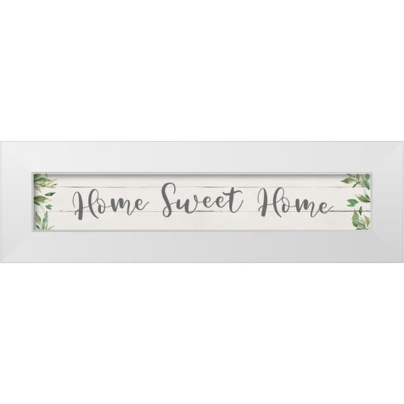 Robinson, Carol 24x7 White Modern Wood Framed Museum Art Print Titled - Home Sweet Home