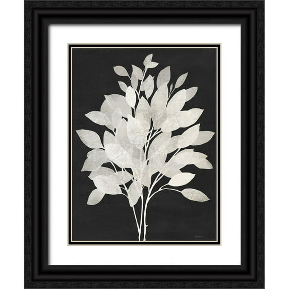 Robinson, Carol 25x32 Black Ornate Wood Framed with Double Matting Museum Art Print Titled - Misty Branches I