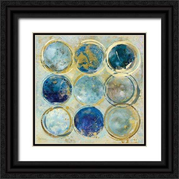 Robinson, Carol 26x26 Black Ornate Wood Framed with Double Matting Museum Art Print Titled - Alignment III