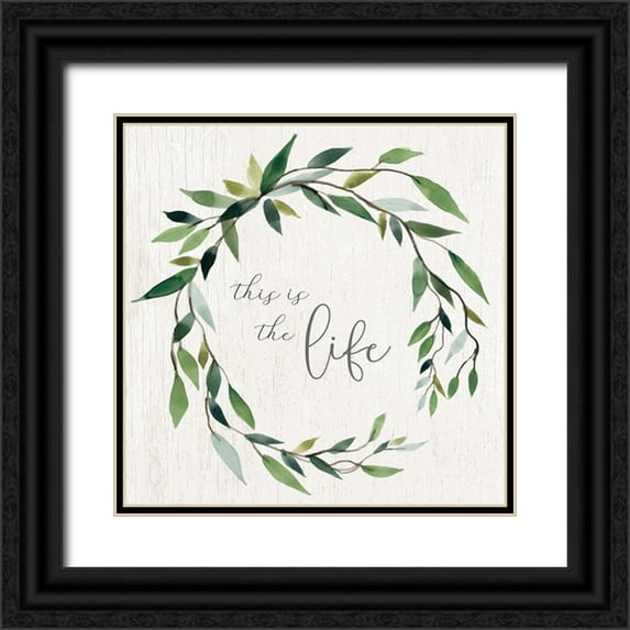 Robinson, Carol 26x26 Black Ornate Wood Framed with Double Matting Museum Art Print Titled - Bay Leaf Life