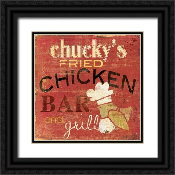 Robinson, Carol 26x26 Black Ornate Wood Framed with Double Matting Museum Art Print Titled - Chuckys Fried