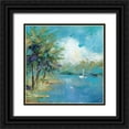 thumbnail image 1 of Robinson, Carol 26x26 Black Ornate Wood Framed with Double Matting Museum Art Print Titled - Off the Melacon, 1 of 4