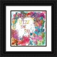 thumbnail image 1 of Robinson, Carol 26x26 Black Ornate Wood Framed with Double Matting Museum Art Print Titled - Seize the Day, 1 of 4