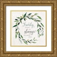 thumbnail image 1 of Robinson, Carol 26x26 Gold Ornate Wood Framed with Double Matting Museum Art Print Titled - Family Forever, 1 of 4