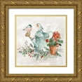 thumbnail image 1 of Robinson, Carol 26x26 Gold Ornate Wood Framed with Double Matting Museum Art Print Titled - Garden Glimpse I, 1 of 4