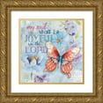 thumbnail image 1 of Robinson, Carol 26x26 Gold Ornate Wood Framed with Double Matting Museum Art Print Titled - Joyful, 1 of 4