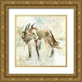 thumbnail image 1 of Robinson, Carol 26x26 Gold Ornate Wood Framed with Double Matting Museum Art Print Titled - On Second Thought, 1 of 4