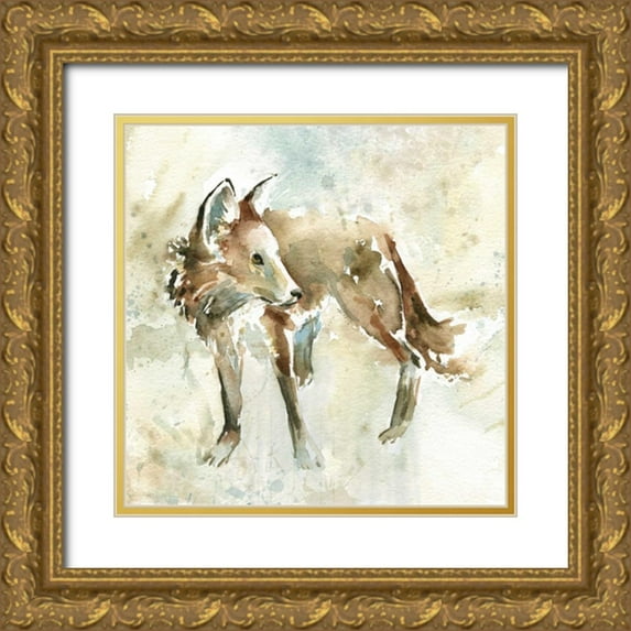 Robinson, Carol 26x26 Gold Ornate Wood Framed with Double Matting Museum Art Print Titled - On Second Thought