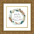thumbnail image 1 of Robinson, Carol 26x26 Gold Ornate Wood Framed with Double Matting Museum Art Print Titled - Salvajes Libres, 1 of 4